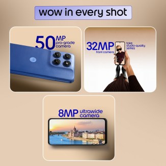Moto G77 Power features a 6.72” 120Hz LCD, 50+8MP rear and 32MP front camera