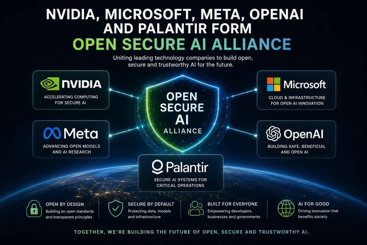 Nvidia, Microsoft, Meta and others form Open Secure AI Alliance