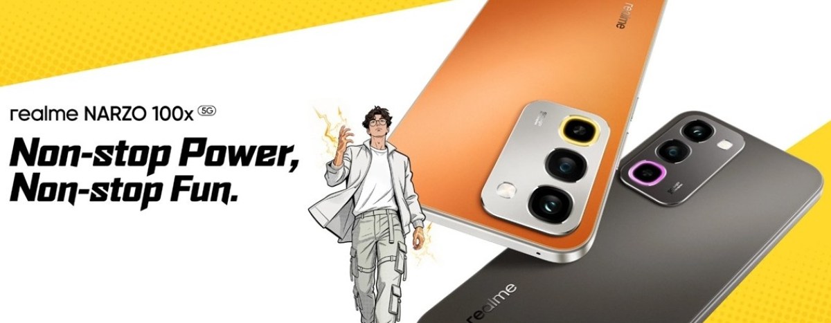 Infinium tech | Graphics designing company Realme Narzo 100x comes with 144Hz screen and 8,000 mAh battery