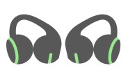 This is what the Samsung Galaxy Buds On look like