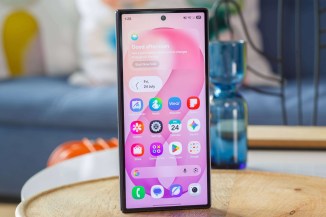 The inner display is less-reflective, has less of a crease