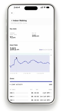 The app tracks a rich set of health data to measure your condition