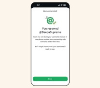 WhatsApp's username feature lets you communicate without sharing phone number
