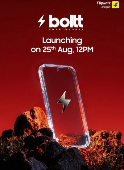 Flipkart reveals the launch date of Boltt's first smartphone