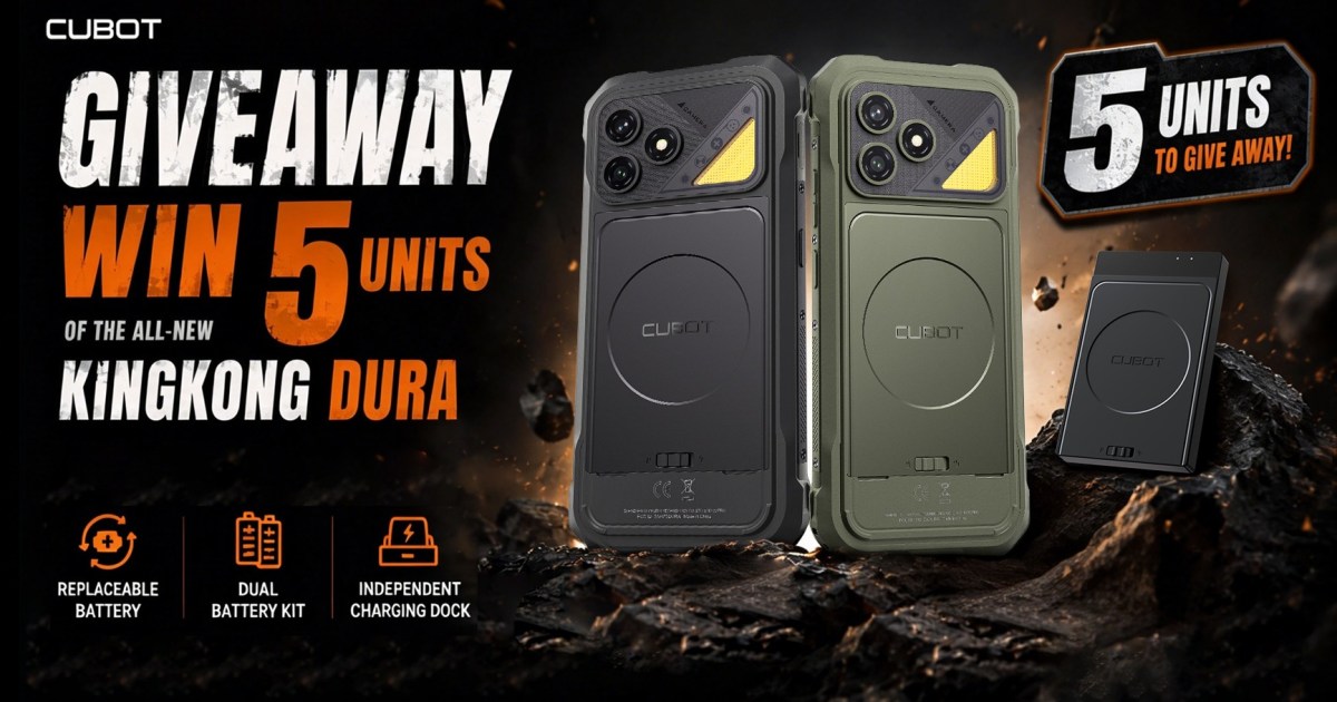 CUBOT Teases KINGKONG Dura, a Rugged Phone Built Around Swappable Battery Power
