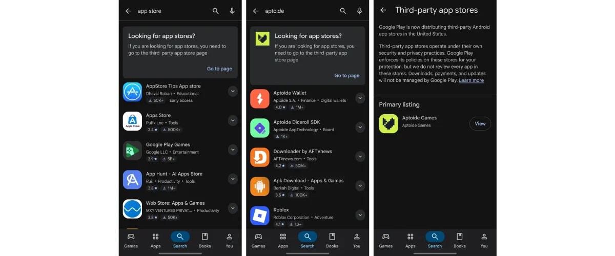 Judge forces Google to remove friction from third-party app store installations