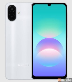 Samsung Galaxy A08 image and specs from the Google Play Console
