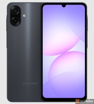 Samsung Galaxy A07s image and specs from the Google Play Console