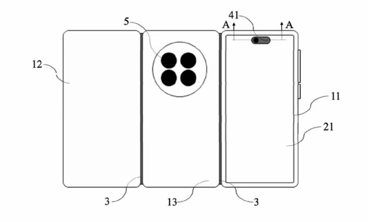 Huawei Mate XT2 leaked patent design