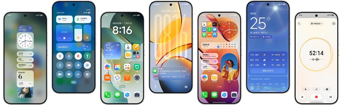 Xiaomi unveils HyperOS 4 with a new glass look, UI customizations and more AI