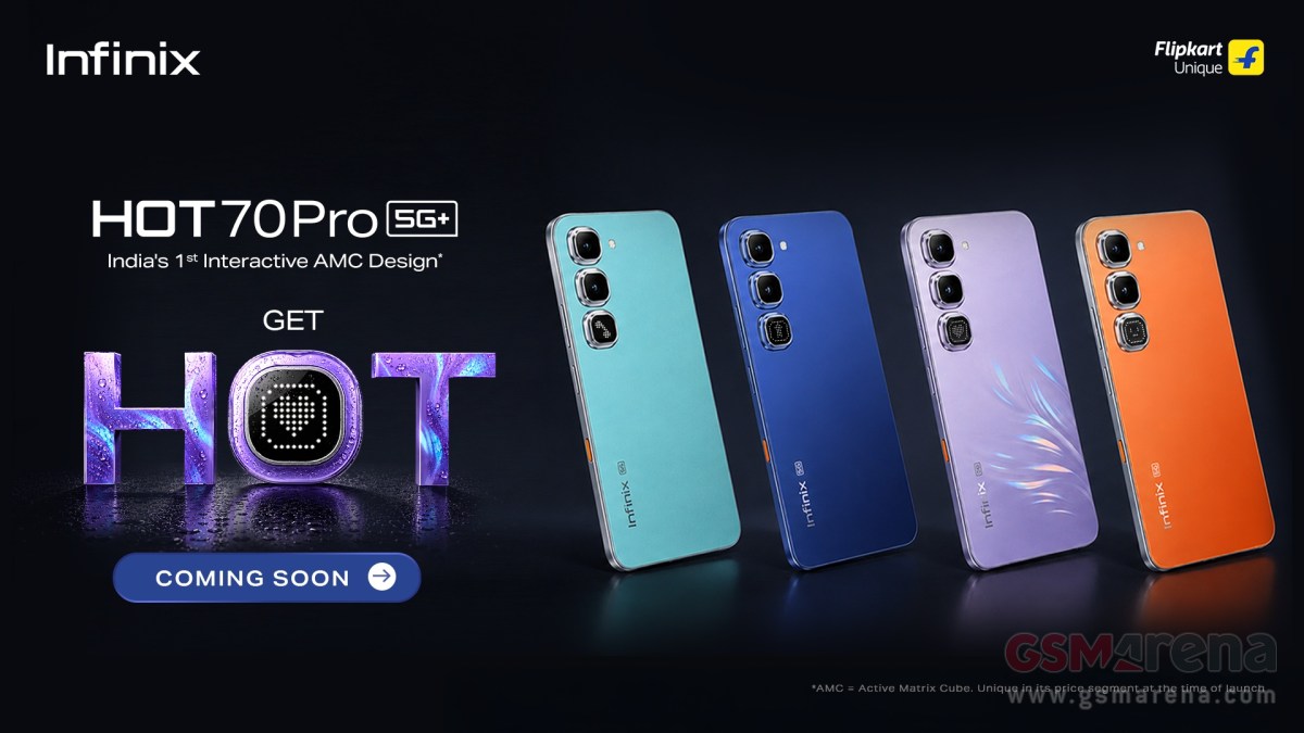 Infinix Hot 70 Pro's India launch timeframe announced, color options revealed