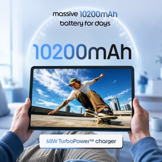 The Moto Pad 70 has a 10,200mAh battery and quad Dolby Atmos speakers