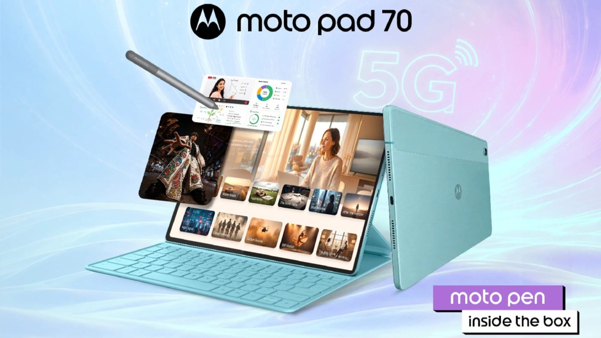 Motorola Moto Pad 70 announced: 12.1'' 90Hz display, 5G connectivity, and 10,200 mAh battery
