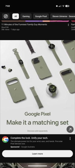 A mysterious smartband appears in Google advertisements for the Pixel 11 series
