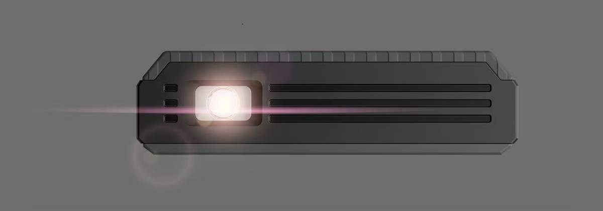 The Nokia 300 Charge has a bright LED flashlight on top