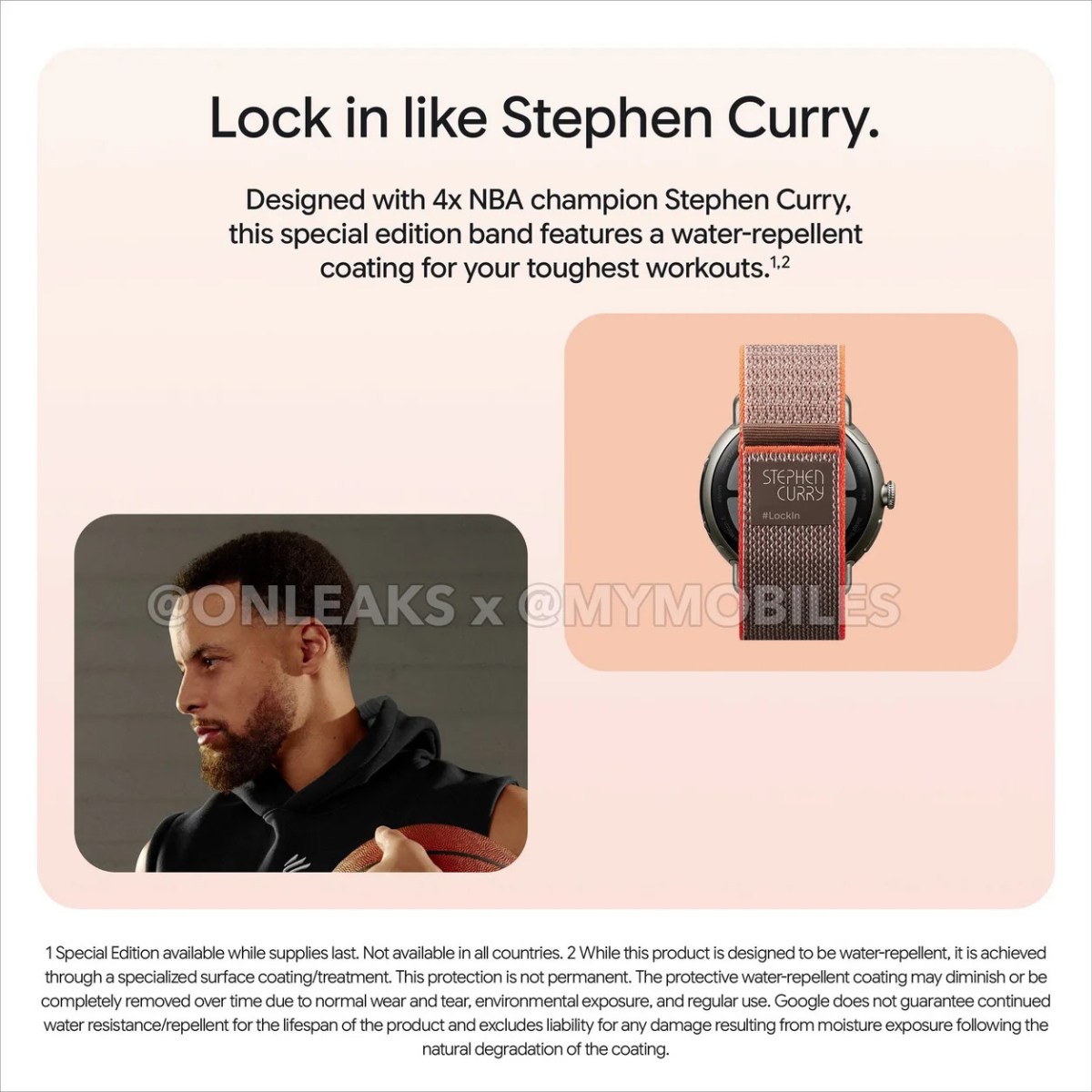 The Google Pixel Watch 5 will come in a Stephen Curry edition