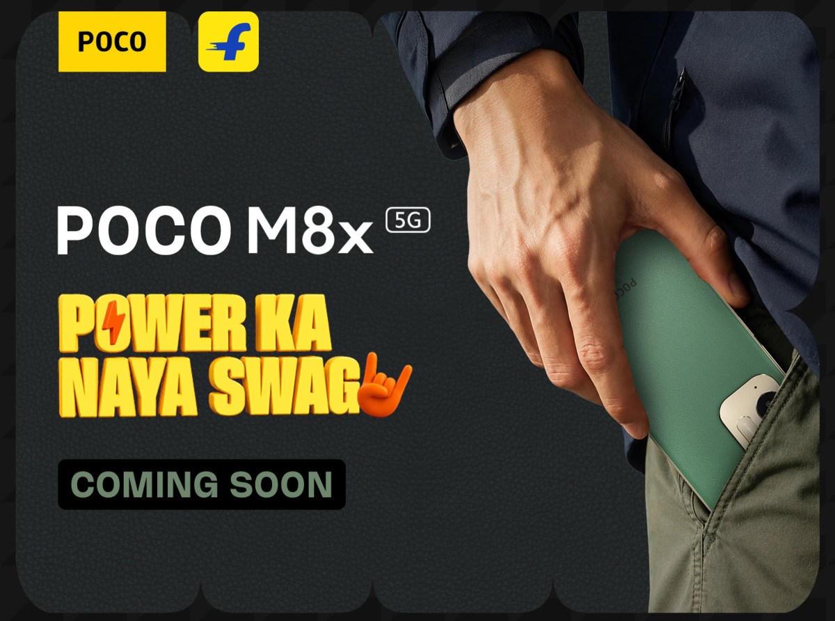 Poco starts teasing the M8x 5G, shows us a glimpse of its back