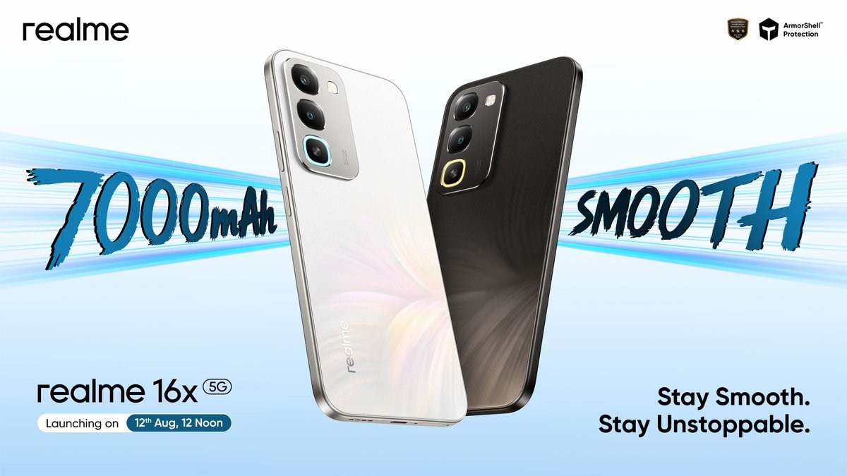 Realme 16x India launch set for next week, 7,000mAh battery confirmed