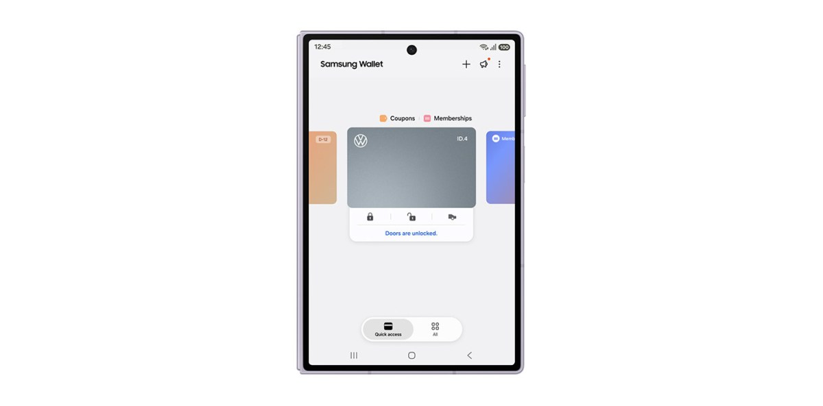Samsung Wallet adds Digital Key support for Volkswagen EVs