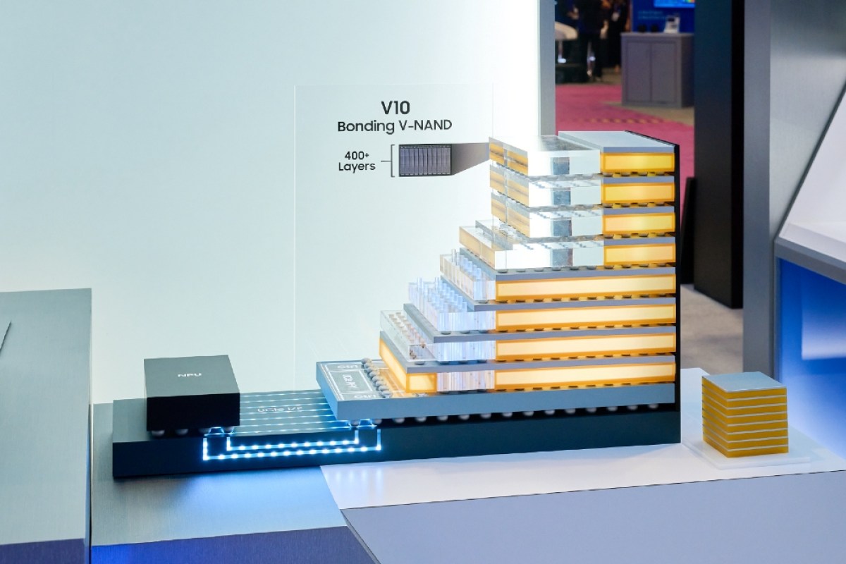 Samsung is the first to unveil BV-NAND V10 storage