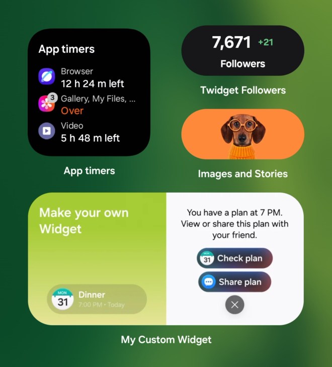 One UI 9.5’s My Custom Widget