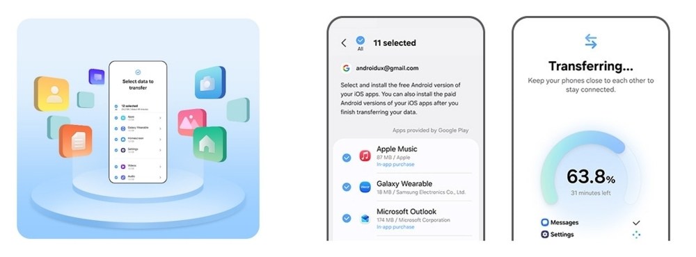 Samsung's updated Smart Switch is easier to use and copies more data