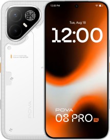 The Tecno Pova 8 Pro comes in three colors: Arc White