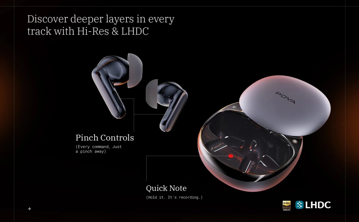 Tecno Pova AI Buds Pro bring AI recording and call summarization