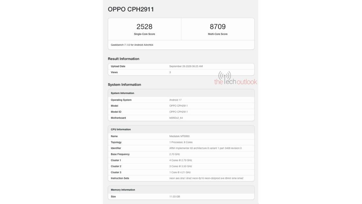 Global Oppo Find X10 runs Geekbench, here's what's changed from the Chinese version