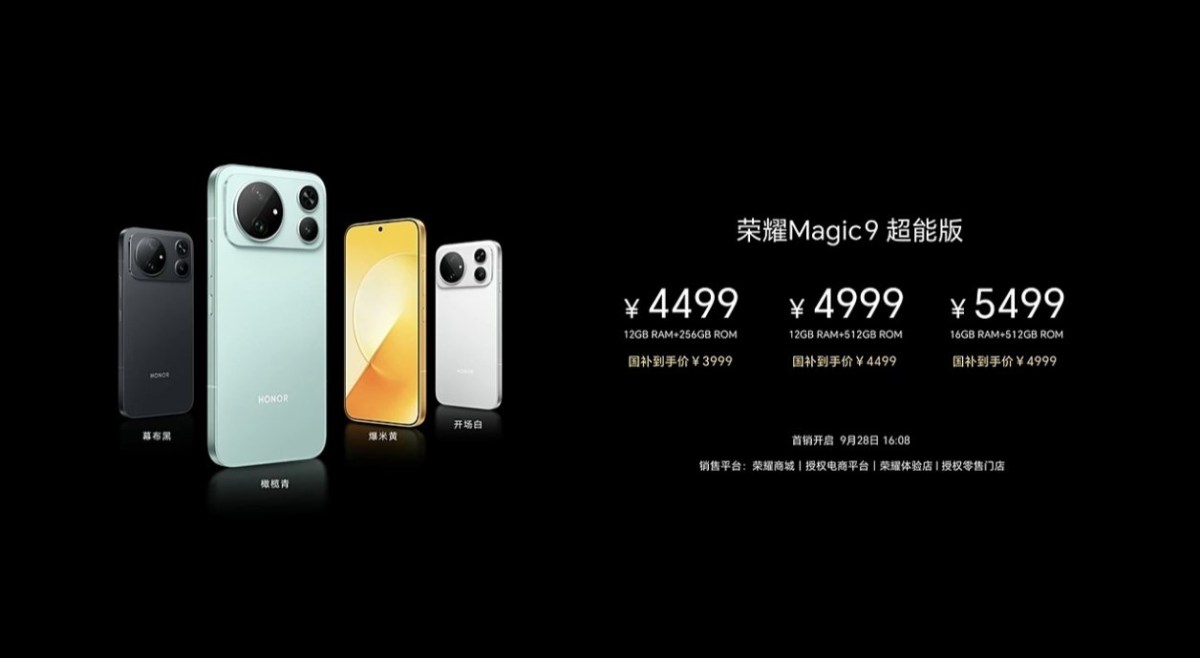Honor Magic9 Super Edition Pricing