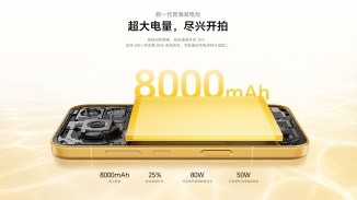 The Honor Magic9 has a 6.37” display and an 8,000mAh battery