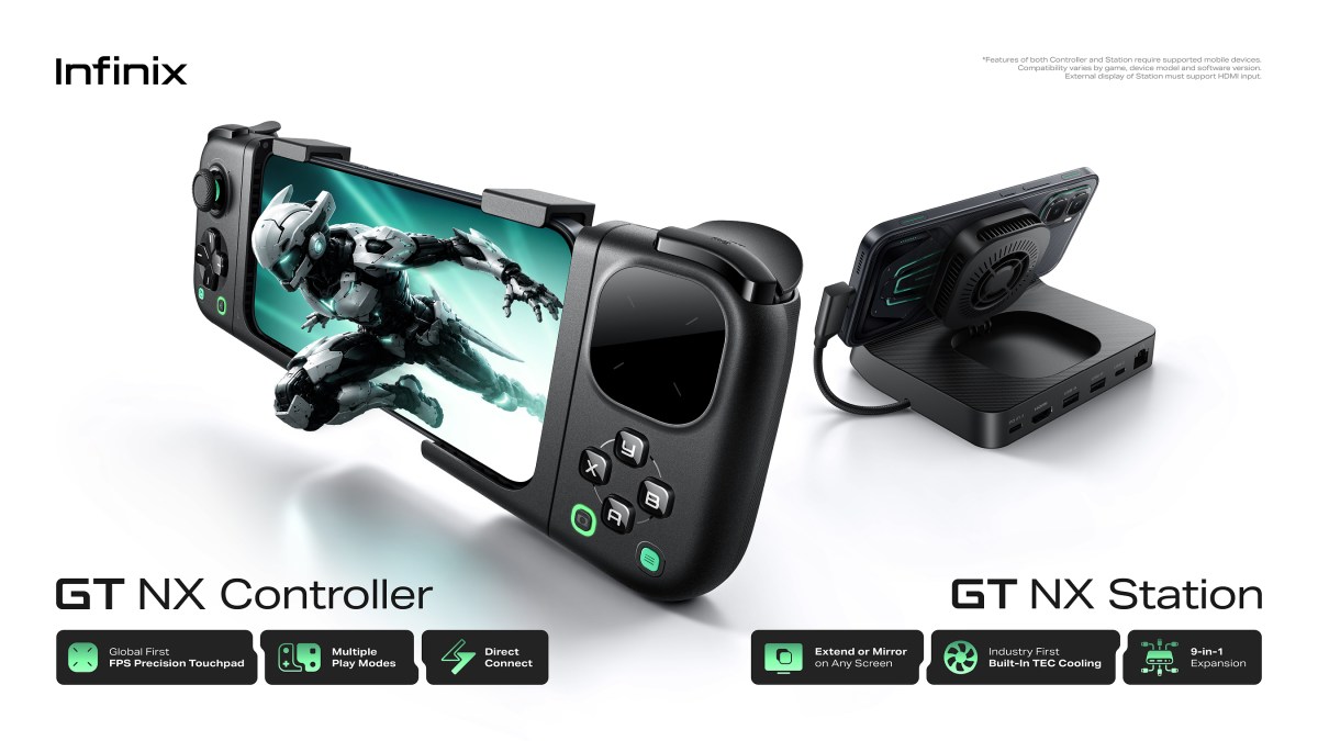 Infinix unveils GT NX Controller and GT NX Station dock