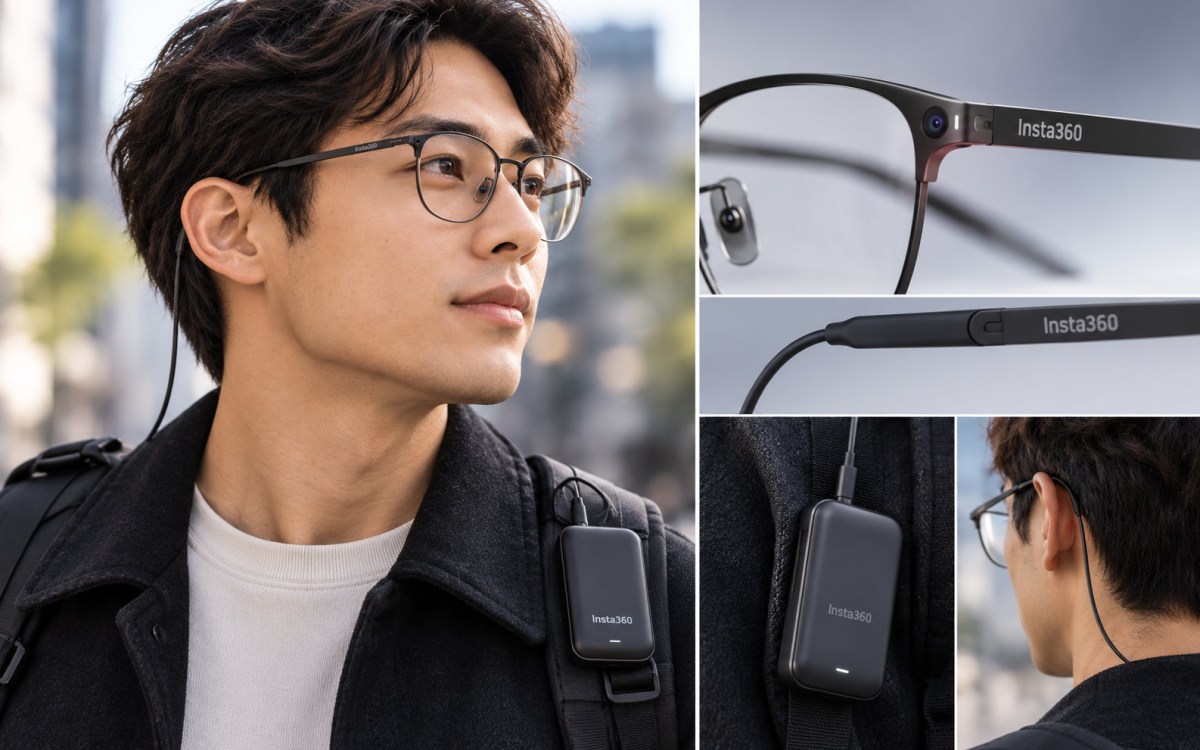 These are just AI-generated explorations of what Insta360's smart glasses could look like