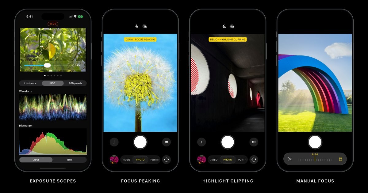 iOS camera app will get some pro add-ons, hints at variable aperture support