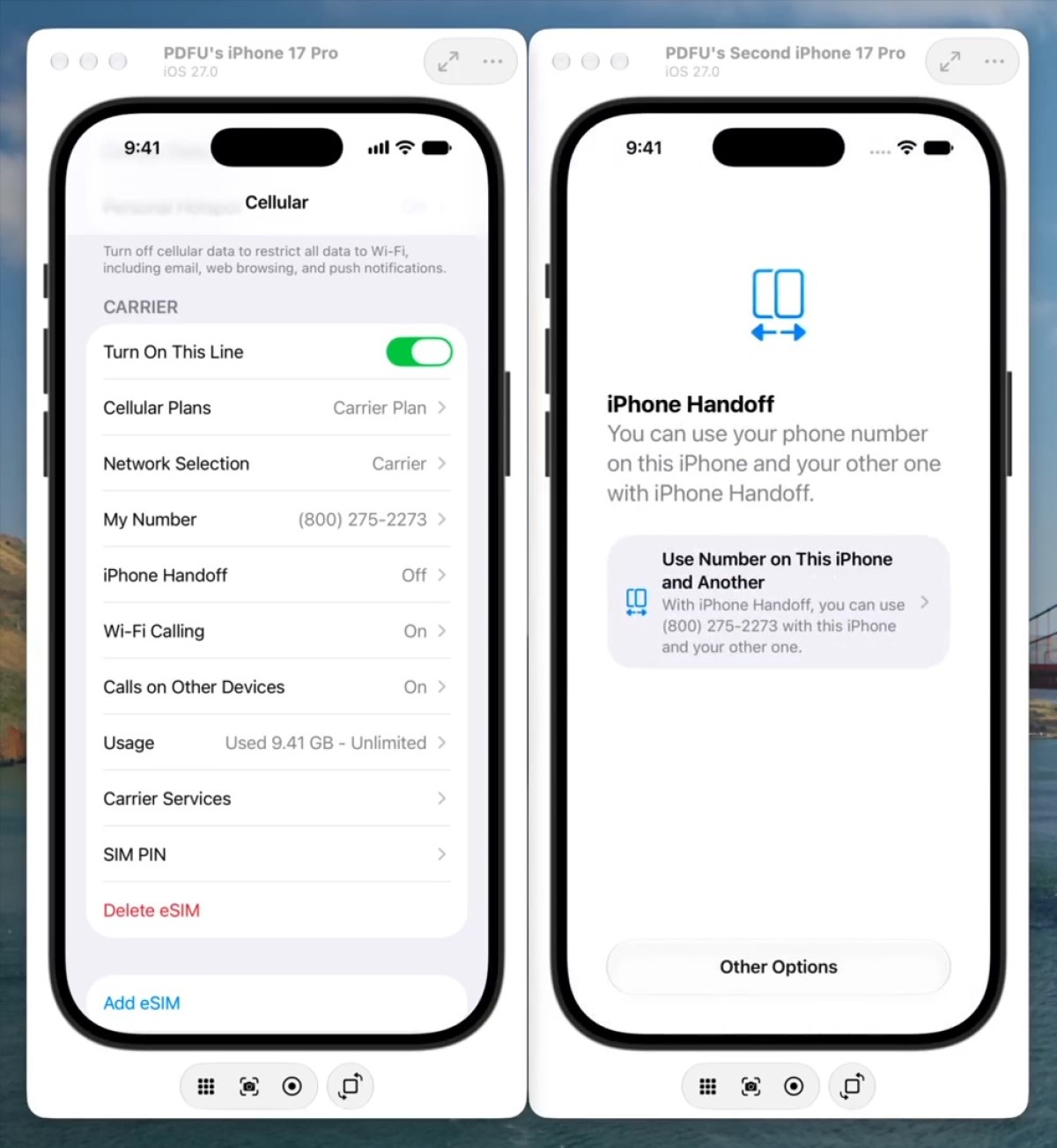 This iOS 27 feature will let you use one phone number on two iPhones