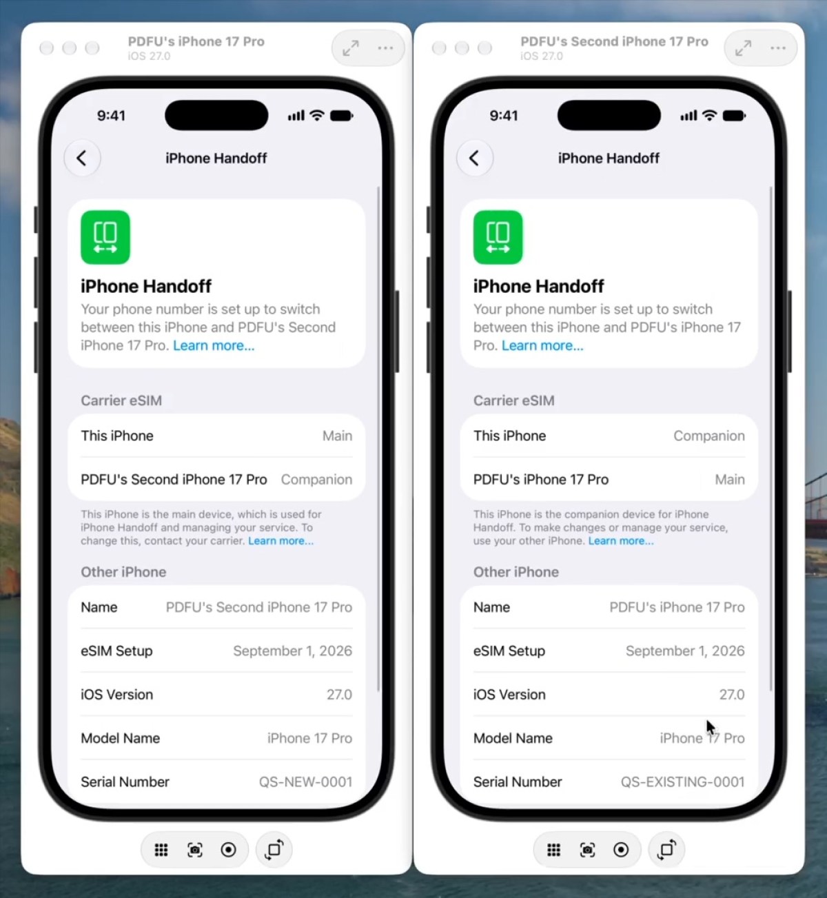 This iOS 27 feature will let you use one phone number on two iPhones