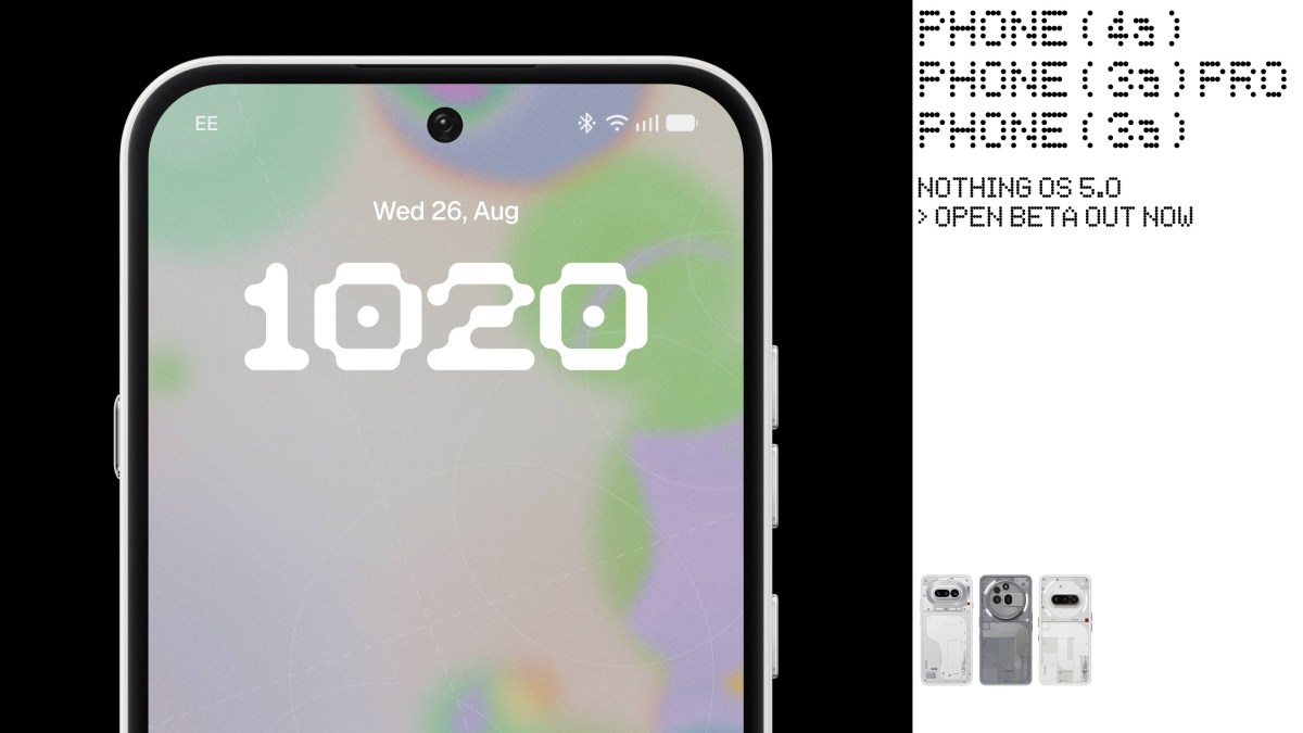 Nothing OS 5.0 open beta based on Android 17 expands to more devices