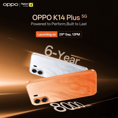 Oppo K14 Plus' key specs, launch date, and design revealed