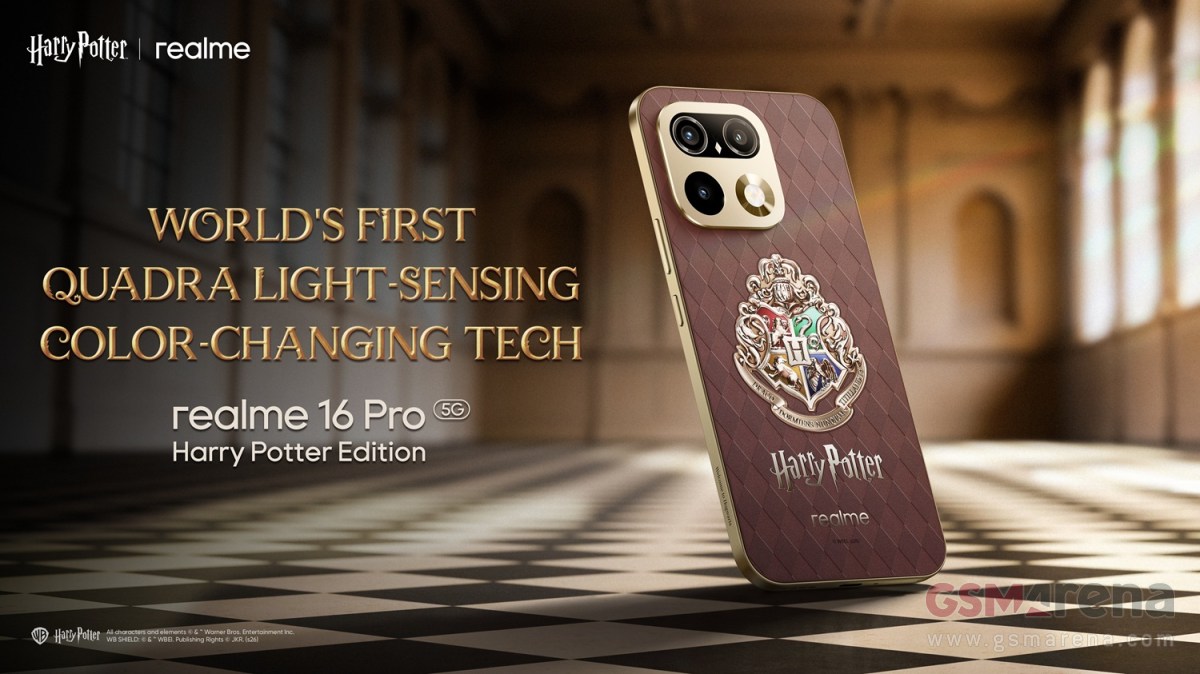 Realme 16 Pro and Buds T500 Pro Harry Potter Edition teased ahead of launch