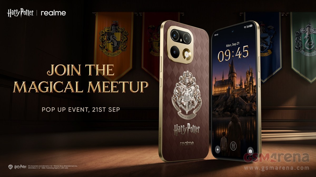 Realme 16 Pro and Buds T500 Pro Harry Potter Edition teased ahead of launch