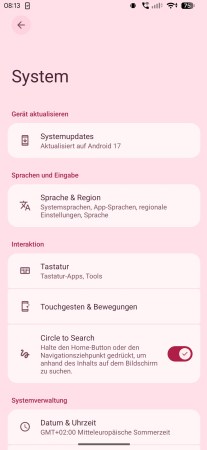 Sony Xperia 1 VIII Android 17 update