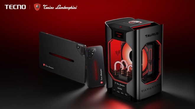 Tecno and Lamborghini designed tablet, phone and gaming PC