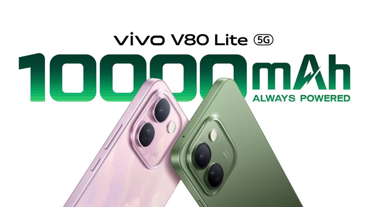 vivo V80 Lite arrives with 10,000mAh battery 