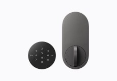 LG Smart Deadbolt Lock, LG Smart Thermostat, Schneider Home Smart Thermostat