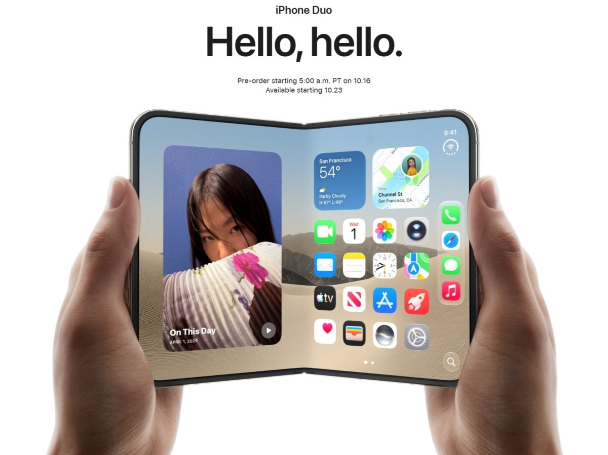 Apple iPhone Duo goes on pre-order today