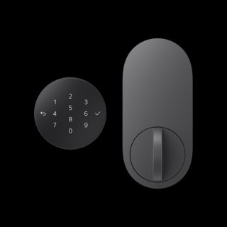 LG Smart Deadbolt Lock (left) and Smart Thermostat (right)