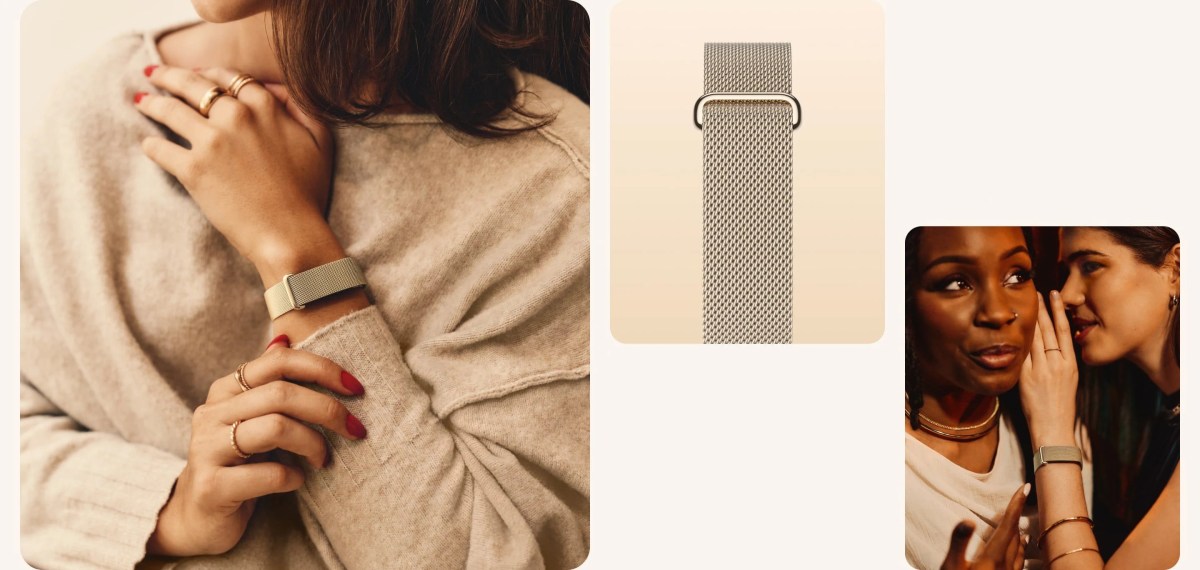 Google adds new Metal Mesh bands for the Fitbit Air in two colors