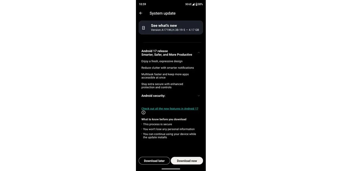 Motorola rolls out Android 17 to the Razr Ultra 2026