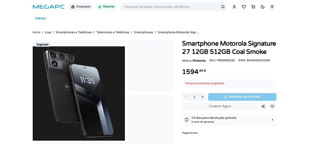 Motorola Signature 27 and Razr Flex show up at a European retailer with prices