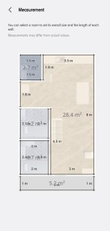 The app lets you make a 3D map of your home